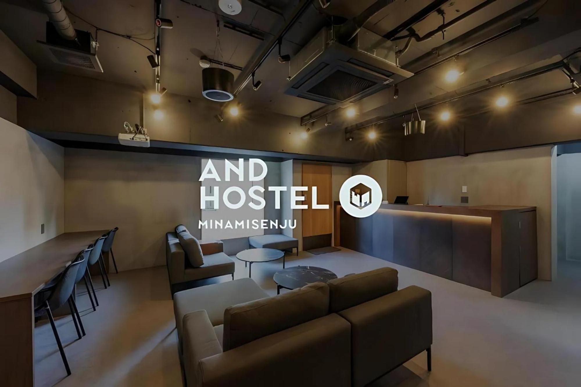 &And Hostel Minamisenju Tokyo prefektur Exteriör bild