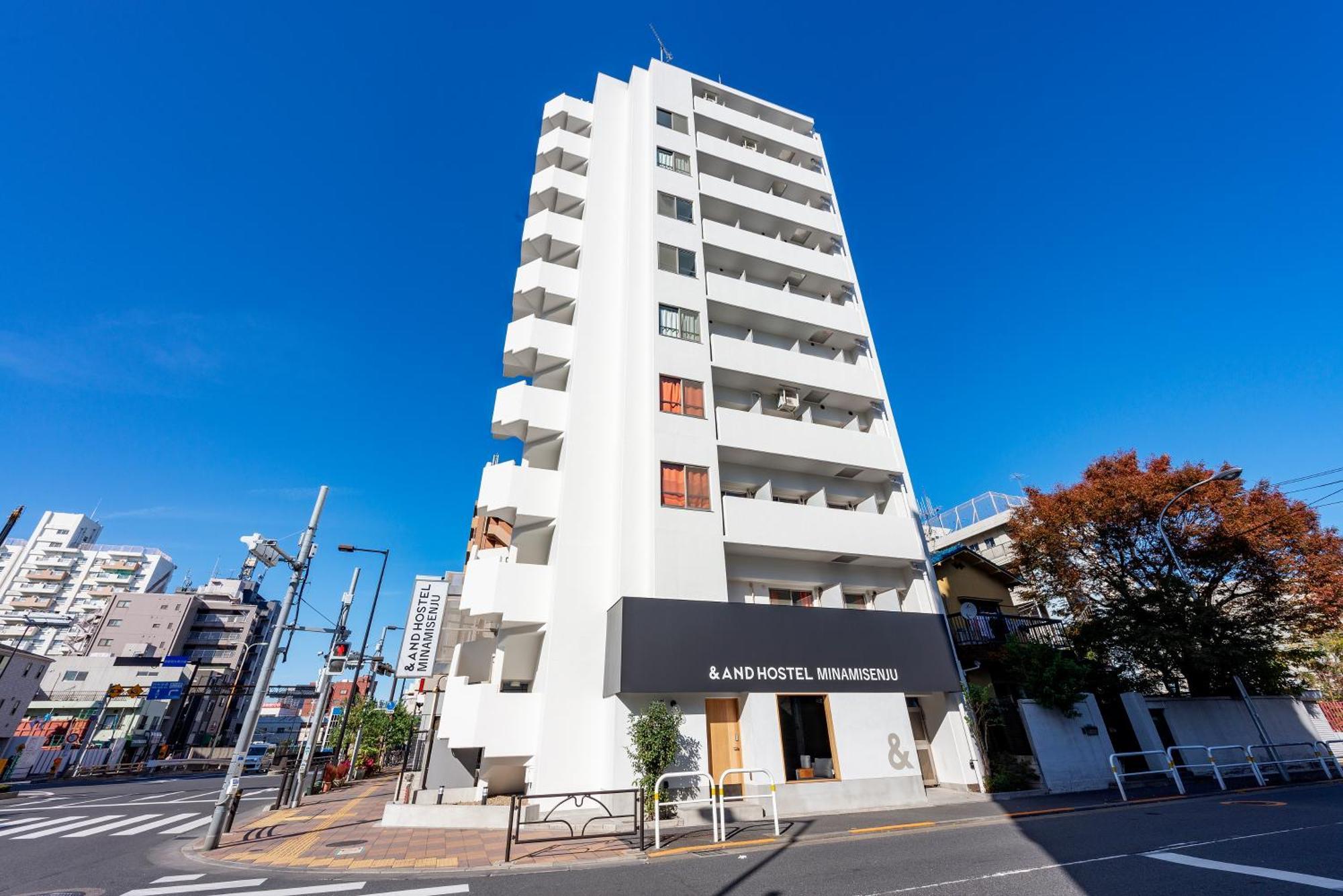 &And Hostel Minamisenju Tokyo prefektur Exteriör bild